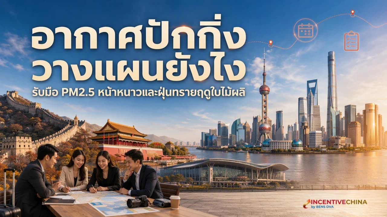 ภาพปกทีม HR วางแผนทริปปักกิ่งโดยตรวจ PM2.5 และคำเตือนพายุทราย